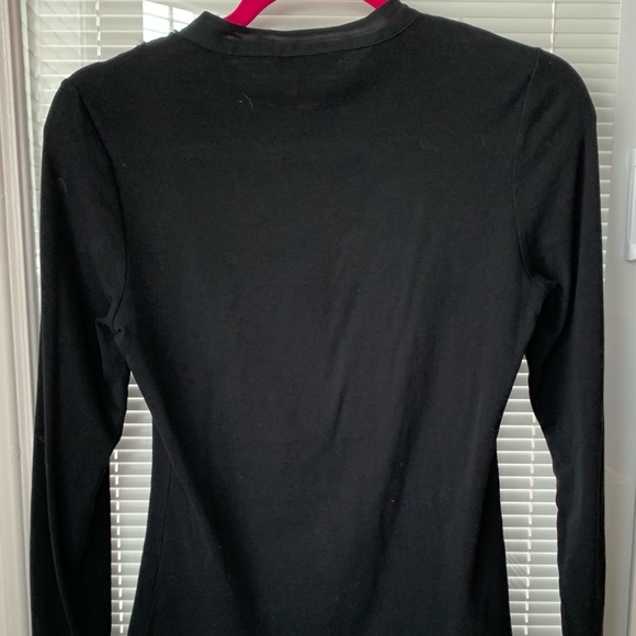 BANANA REPUBLIC BLACK SNAP SHIRT SIZE SMALL - Picture 3 of 15